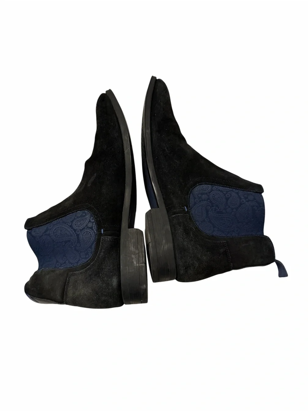 Ted Baker Navy blue Suede Chukka Boots, SZ11, pre-owned, gently used